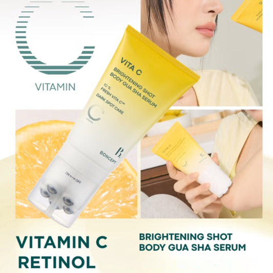 BONCEPT Vita C Brightening Shot Body Gua Sha Serum