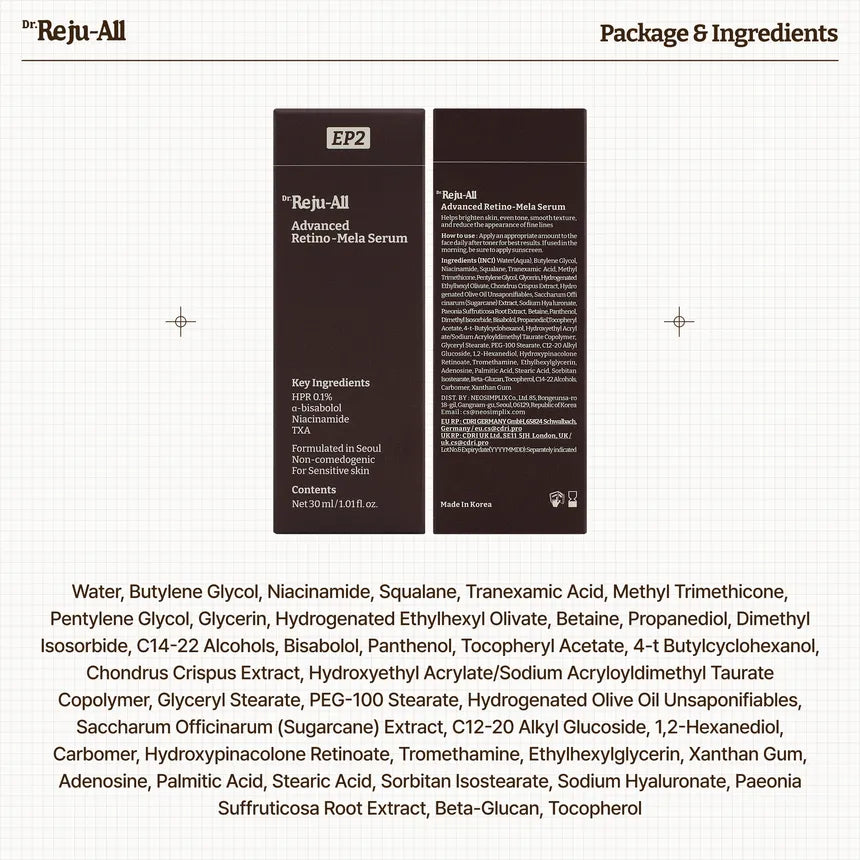 Dr.Reju-All - Advanced Retino-Mela Serum