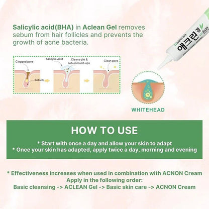 Aclean Gel - Comedonal Acne Treatment Gel (20g)